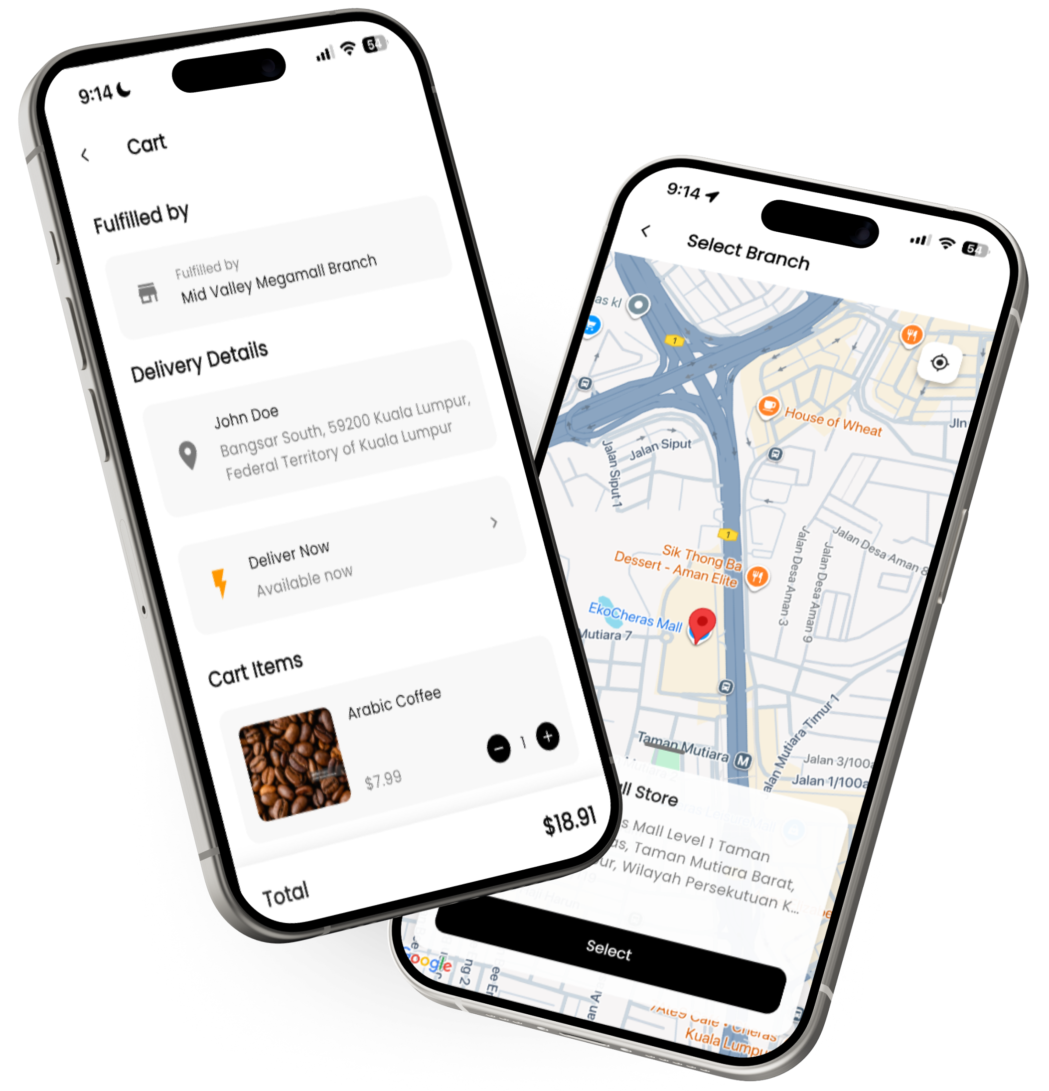 Basket of fresh groceries